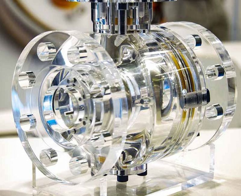 Kundenspezifische hochklare Präzisionsteile aus Acryl-PMMA - DP01