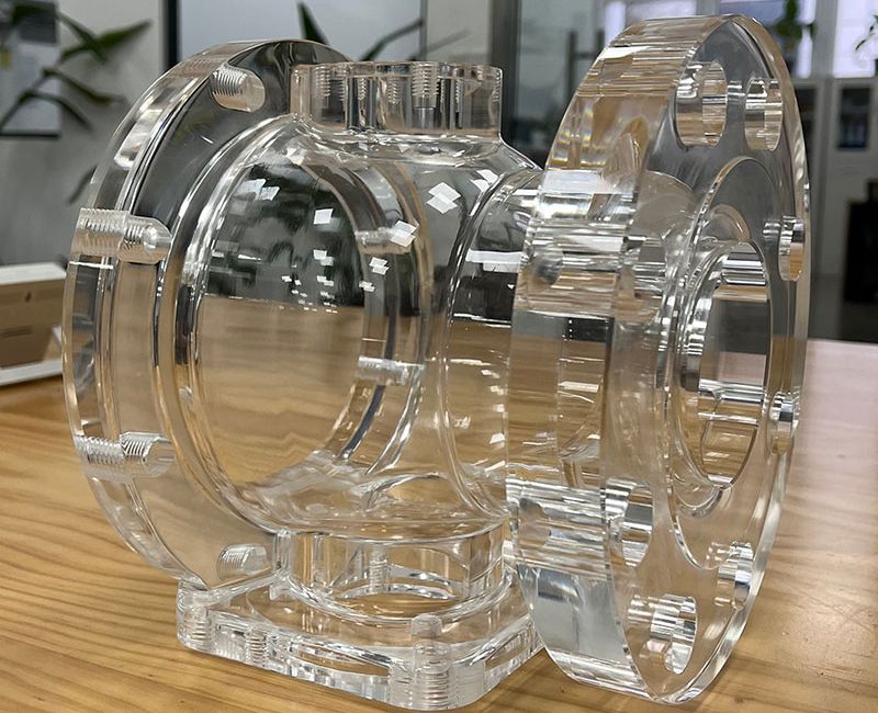 Kundenspezifische hochklare Präzisionsteile aus Acryl-PMMA - DP01