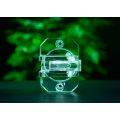 Kundenspezifische Acryl-Eiscremeteile PMMA CNC-Bearbeitung - ICM01