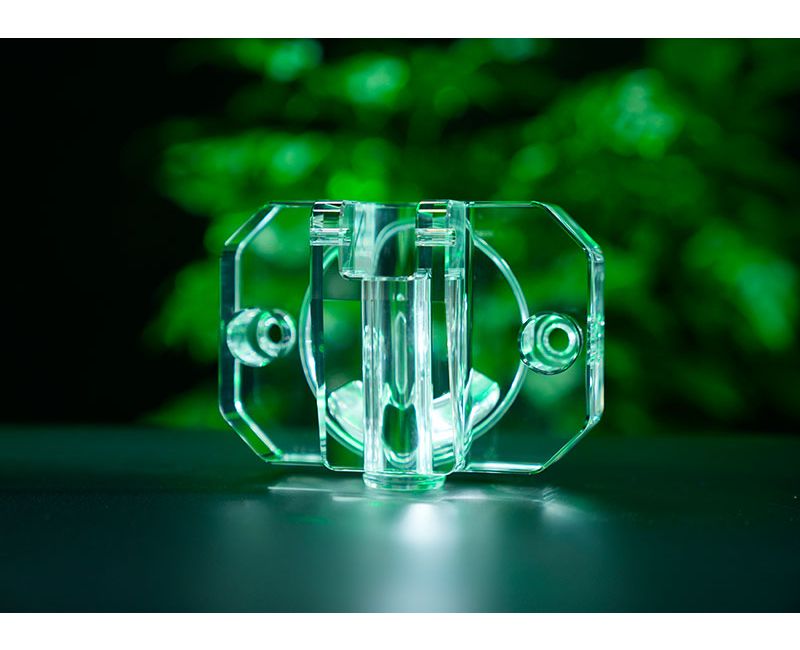 Kundenspezifische Acryl-Eiscremeteile PMMA CNC-Bearbeitung - ICM01