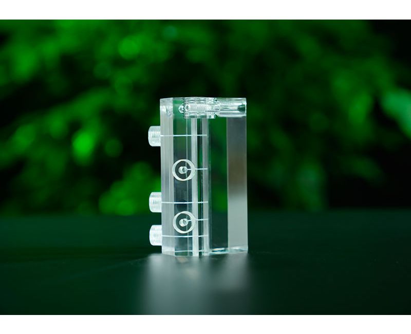 Kundenspezifische transparente Eiscreme-Zubehörteile aus Acryl - ICM02