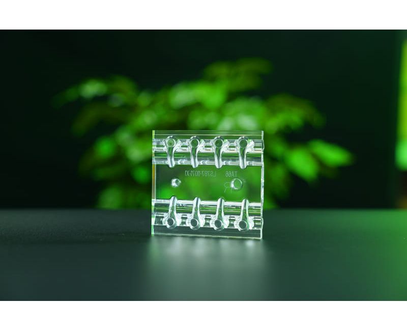 Kundenspezifische medizinische Teile aus Acryl, PMMA, Plexiglas, CNC-Produkte - Med02