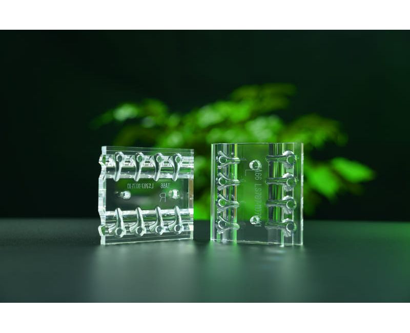 Kundenspezifische medizinische Teile aus Acryl, PMMA, Plexiglas, CNC-Produkte - Med02