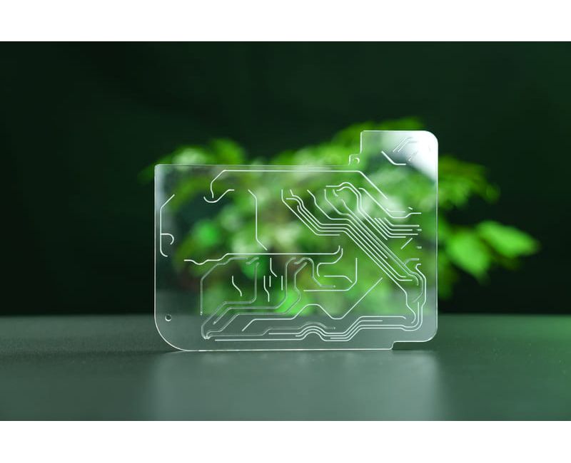 Kundenspezifische Mikrofluidikchips aus Acryl PMMA-Teile - Micro-01