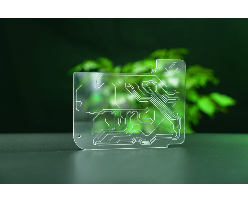 Kundenspezifische Mikrofluidikchips aus Acryl PMMA-Teile - Micro-01