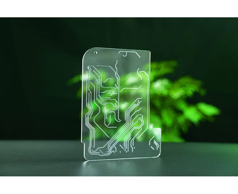 Kundenspezifische Mikrofluidikchips aus Acryl PMMA-Teile - Micro-01