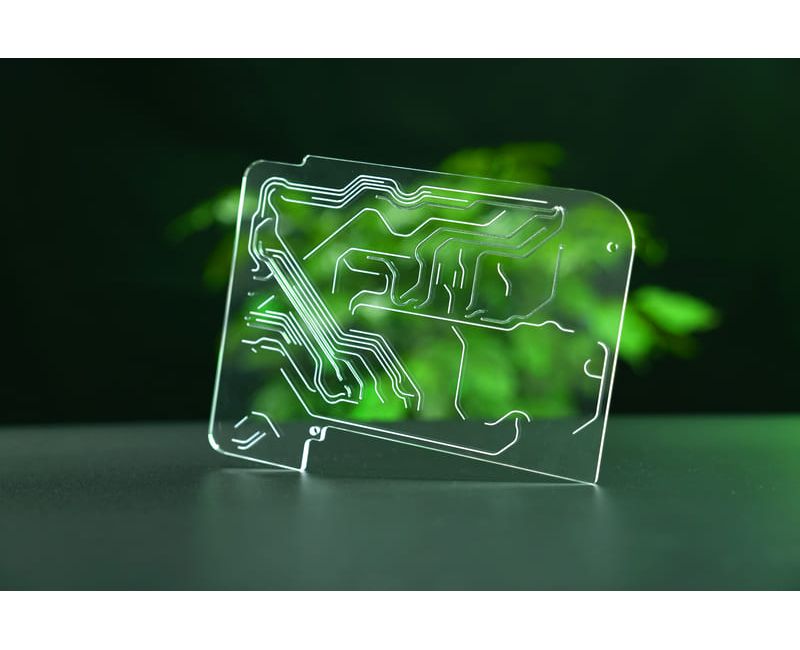 Kundenspezifische Mikrofluidikchips aus Acryl PMMA-Teile - Micro-01