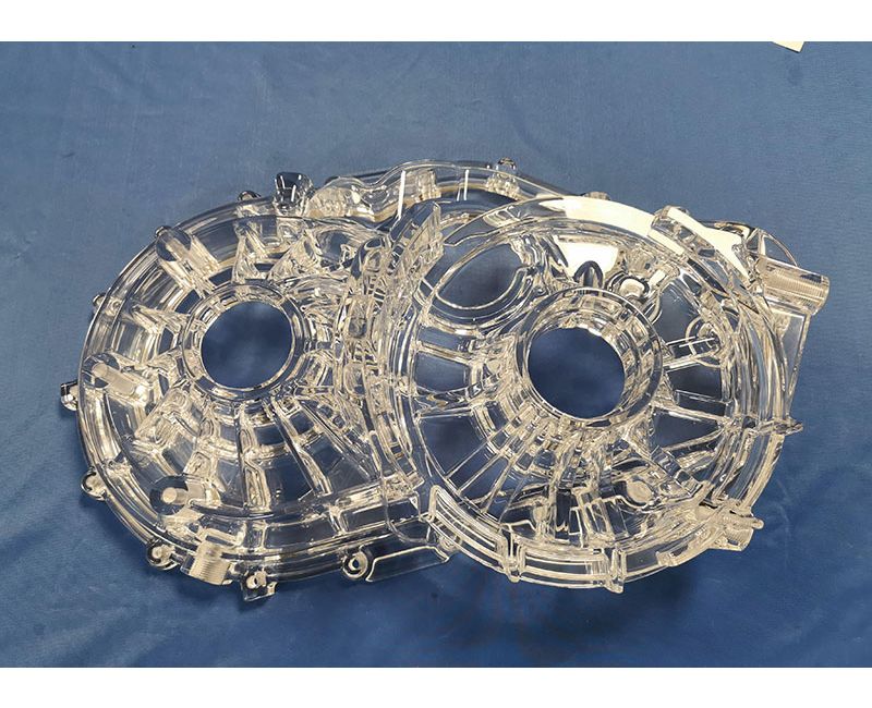 Kundenspezifische Präzisionsteile aus Acryl-PMMA für Motoren - EP01