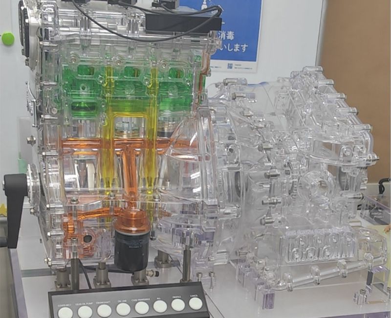 Kundenspezifische Präzisionsteile aus Acryl-PMMA für Motoren - EP01